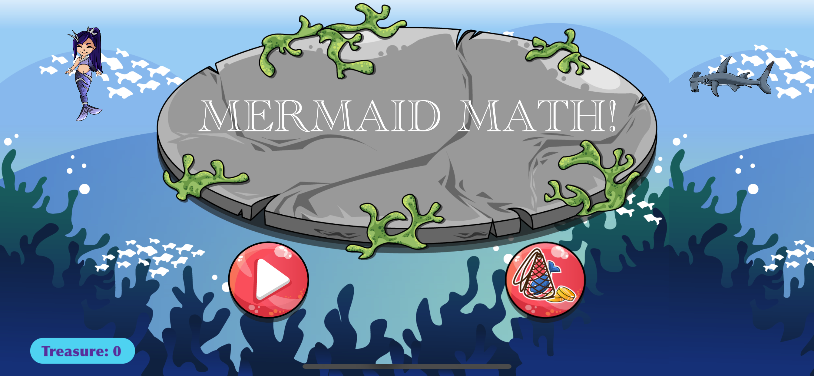 Mermaid Maths gameplay screenshot